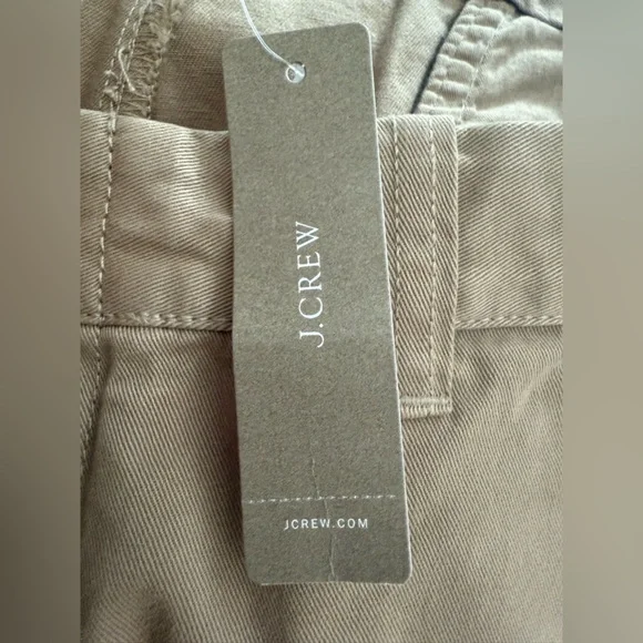 NWT J.Crew Men’s khaki shorts chino size 38 inseam 9 flat front black label - Picture 9 of 9
